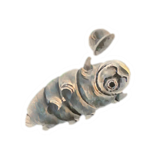 Whimsical Stickers - the tardigrade gentleman (2x2-6x6")