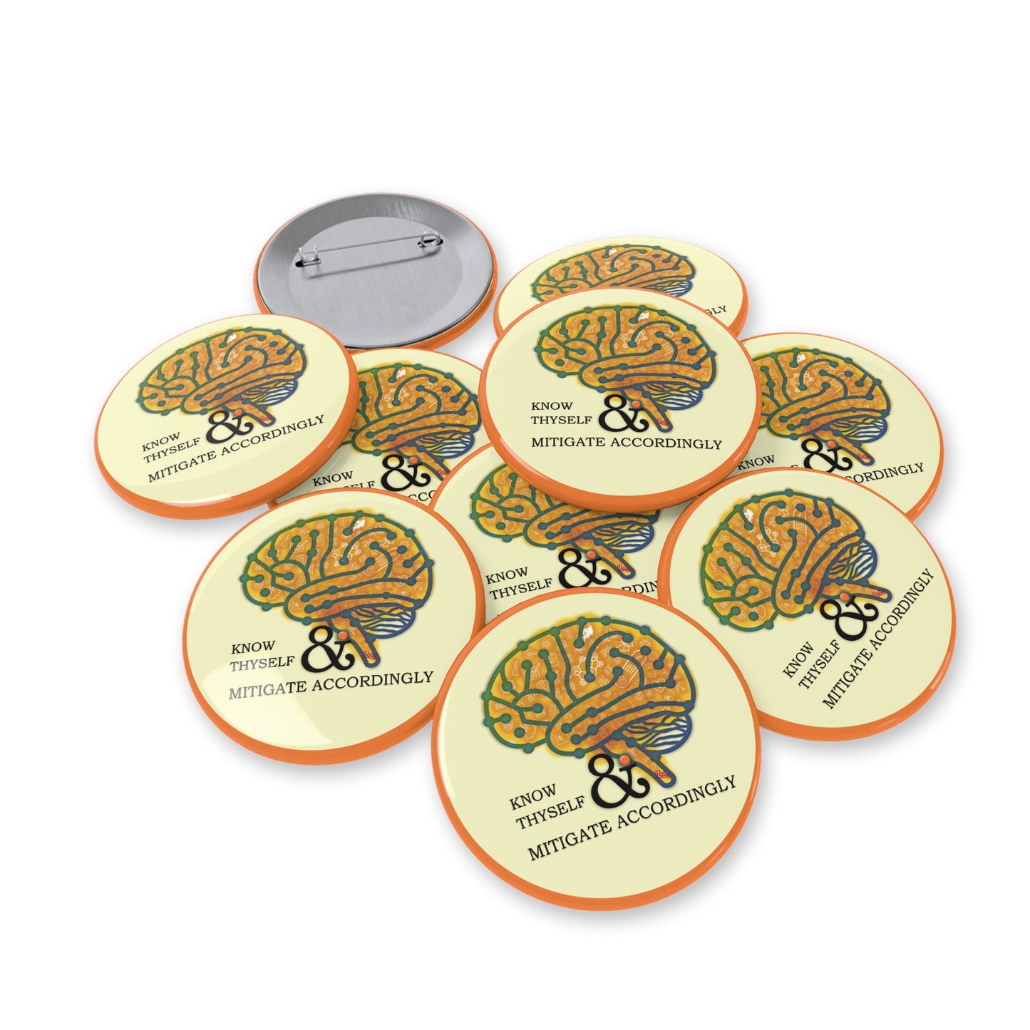 Brainy Pins - "know thyself"