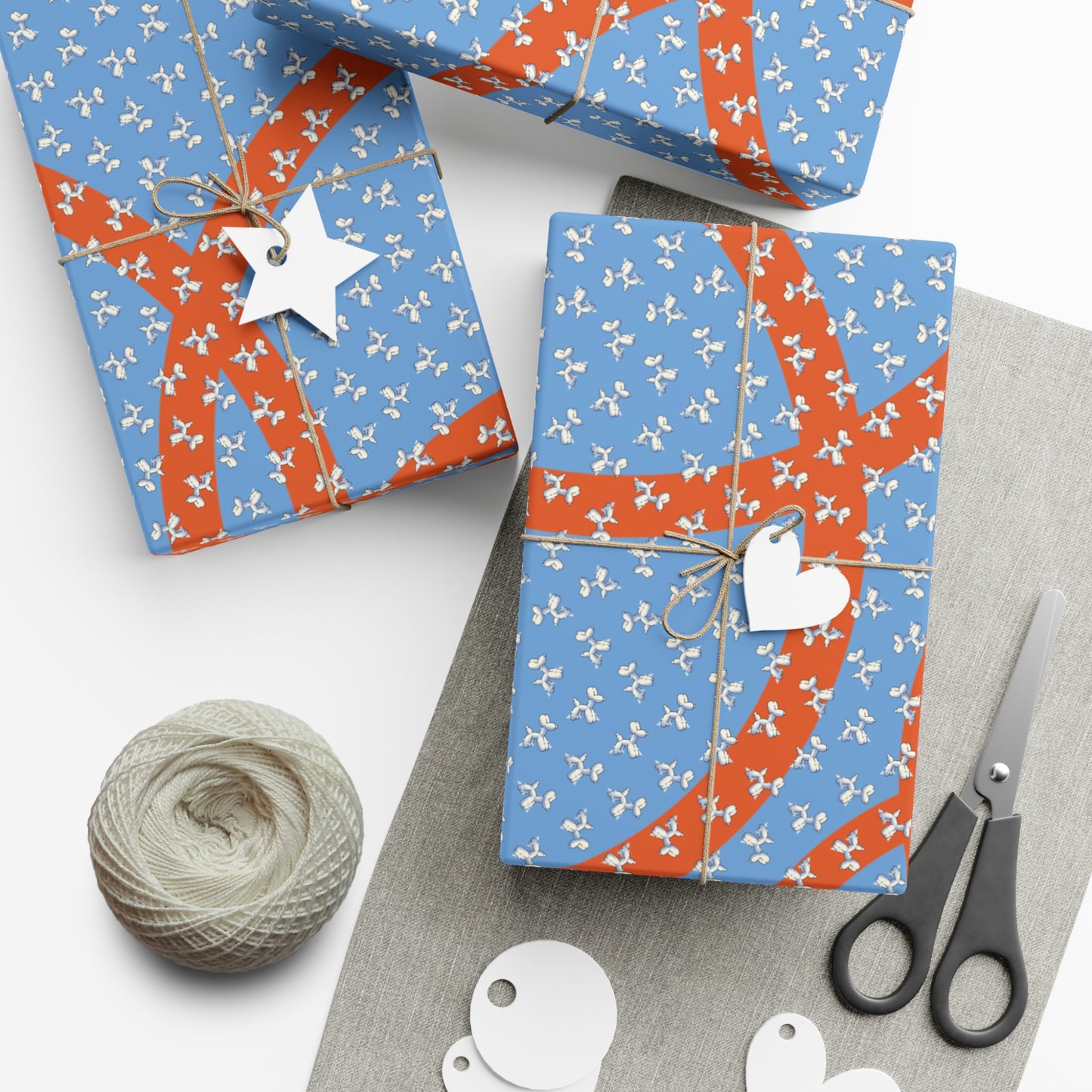 Gift Wrap Papers with cloud design
