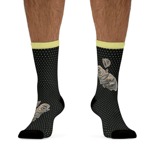 Eco-Friendly Socks with tardigrade design
