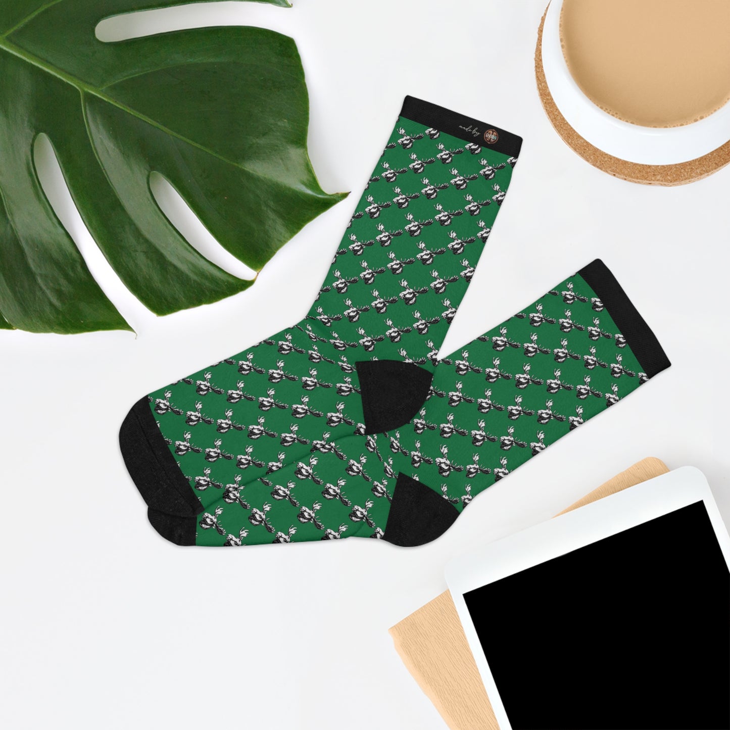 Eco-Friendly Socks with moose design