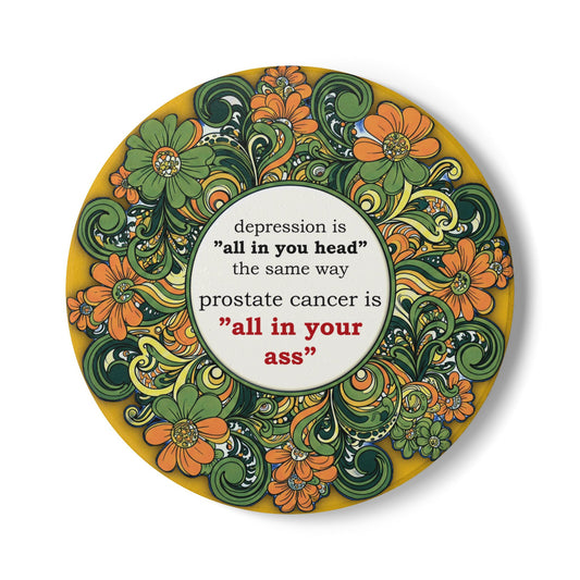 Quirky Quotes Ceramic Coaster IV