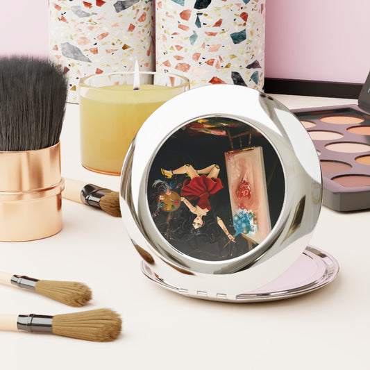 Artistic Compact Travel Mirror