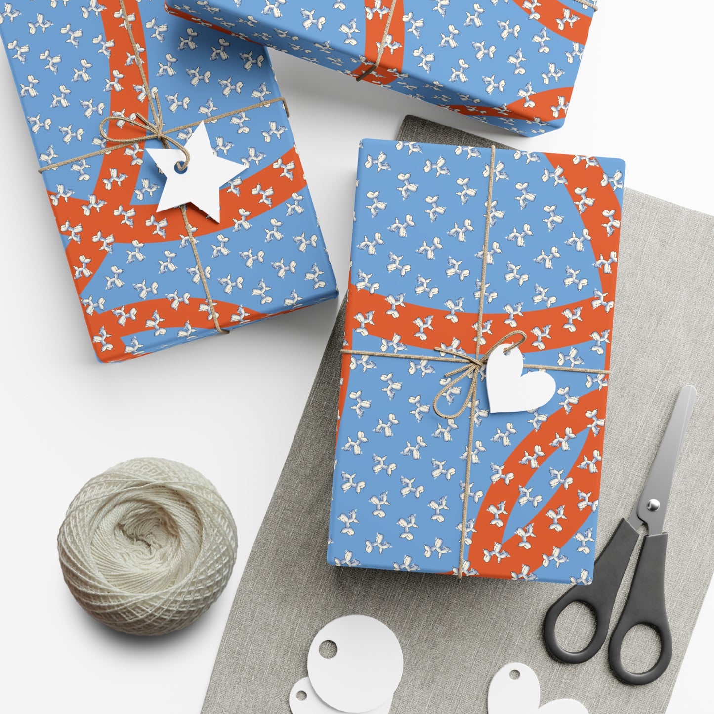 Gift Wrap Papers with cloud design