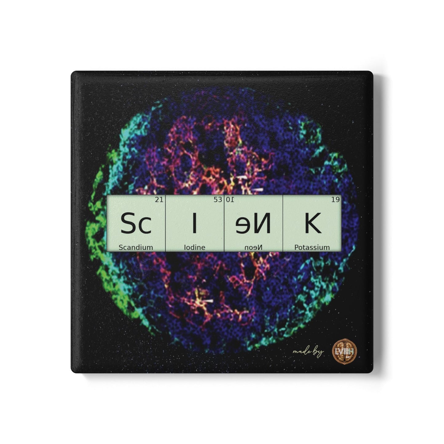 Science-themed Ceramic Coasters