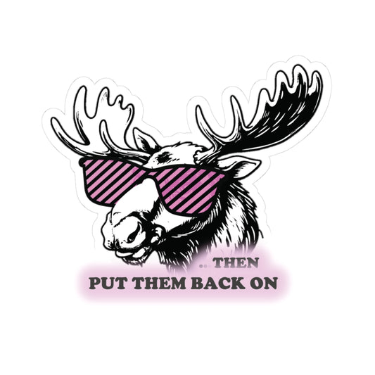 Suave Stickers - rose tinted glasses ON (2x2-6x6")