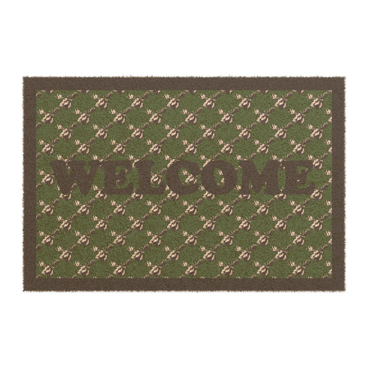 Welcoming Doormat with moose design