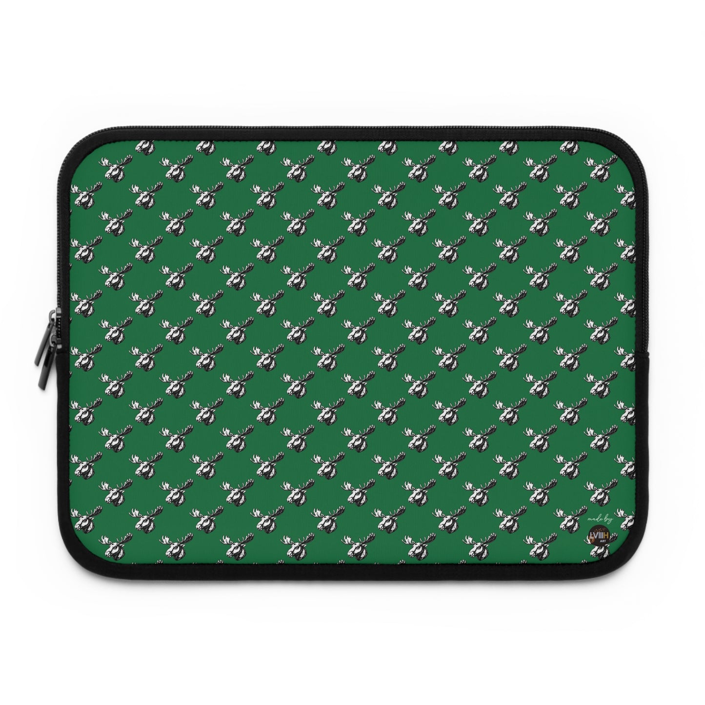 Laptop Sleeve with moose design (7-17")