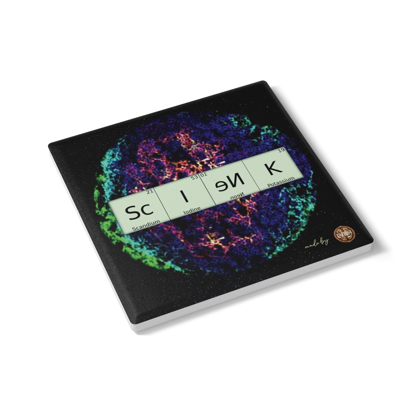 Science-themed Ceramic Coasters