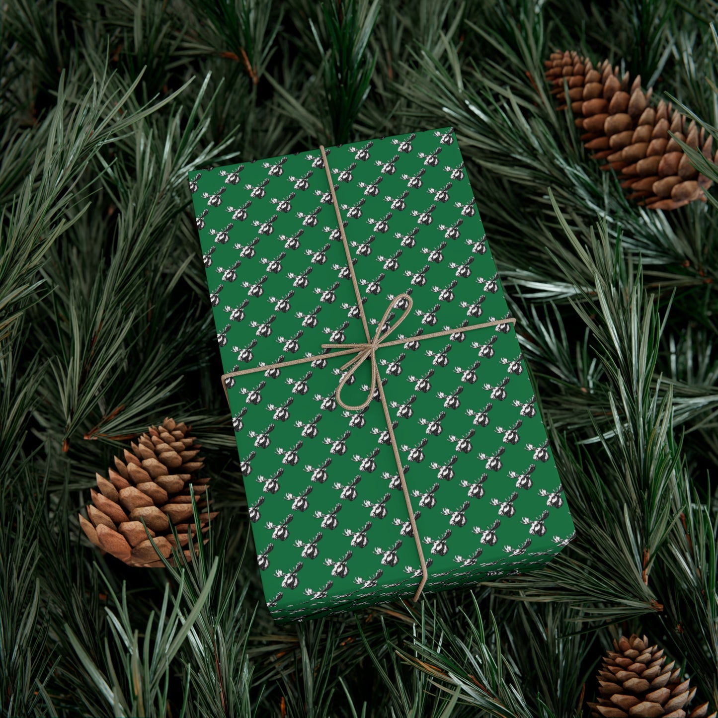 Gift Wrap Paper with moose design