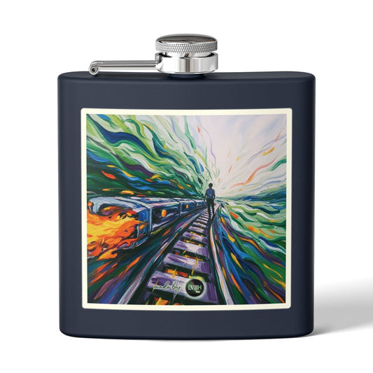 Seasonal Stainless Steel Flask - 6oz