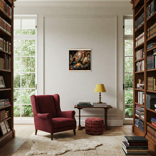 Contemplative Poster with Hanger - a journey of perception