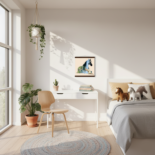 Serene Dreamscape Poster with Hanger