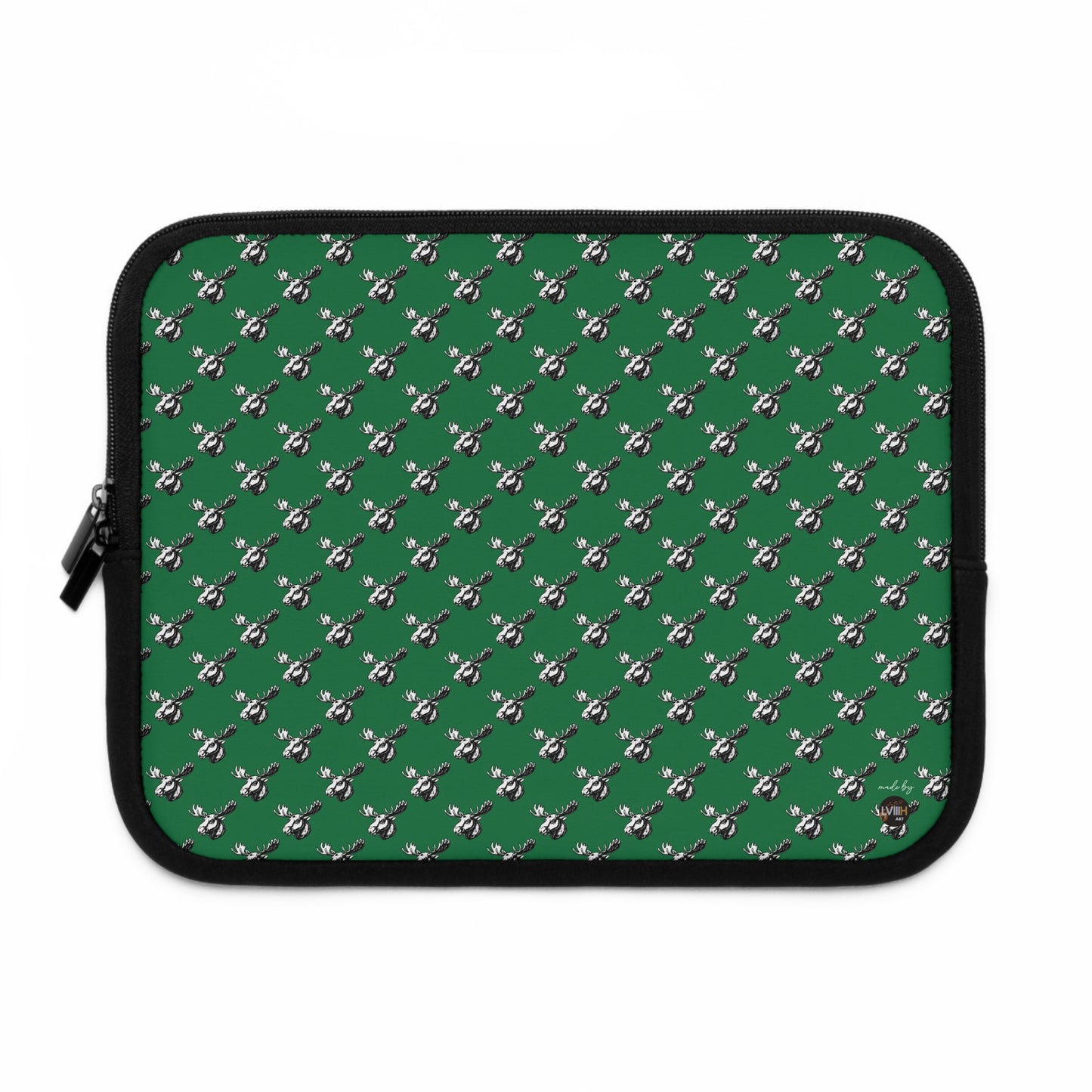 Laptop Sleeve with moose design (7-17")