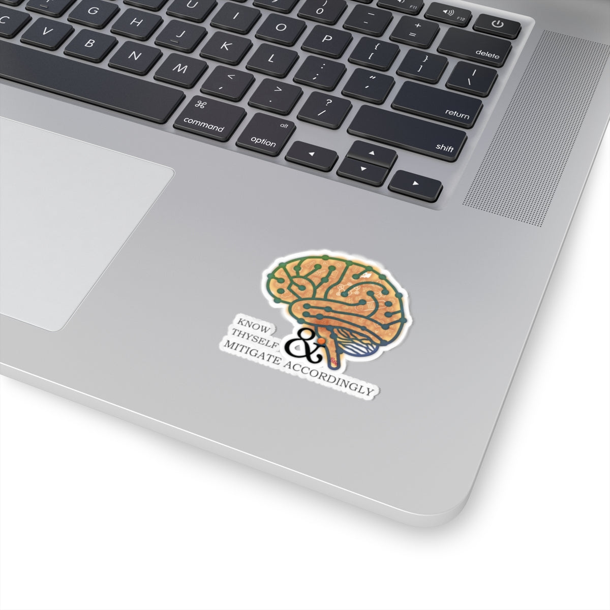 Brainy Sticker - "know thyself"