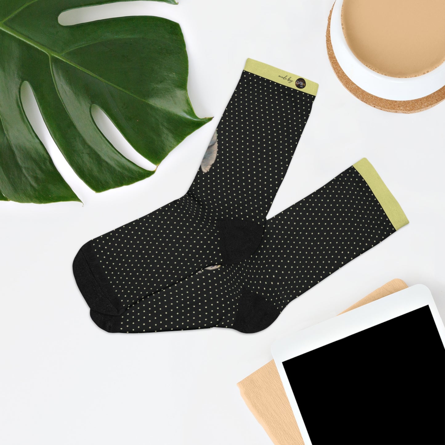 Eco-Friendly Socks with tardigrade design