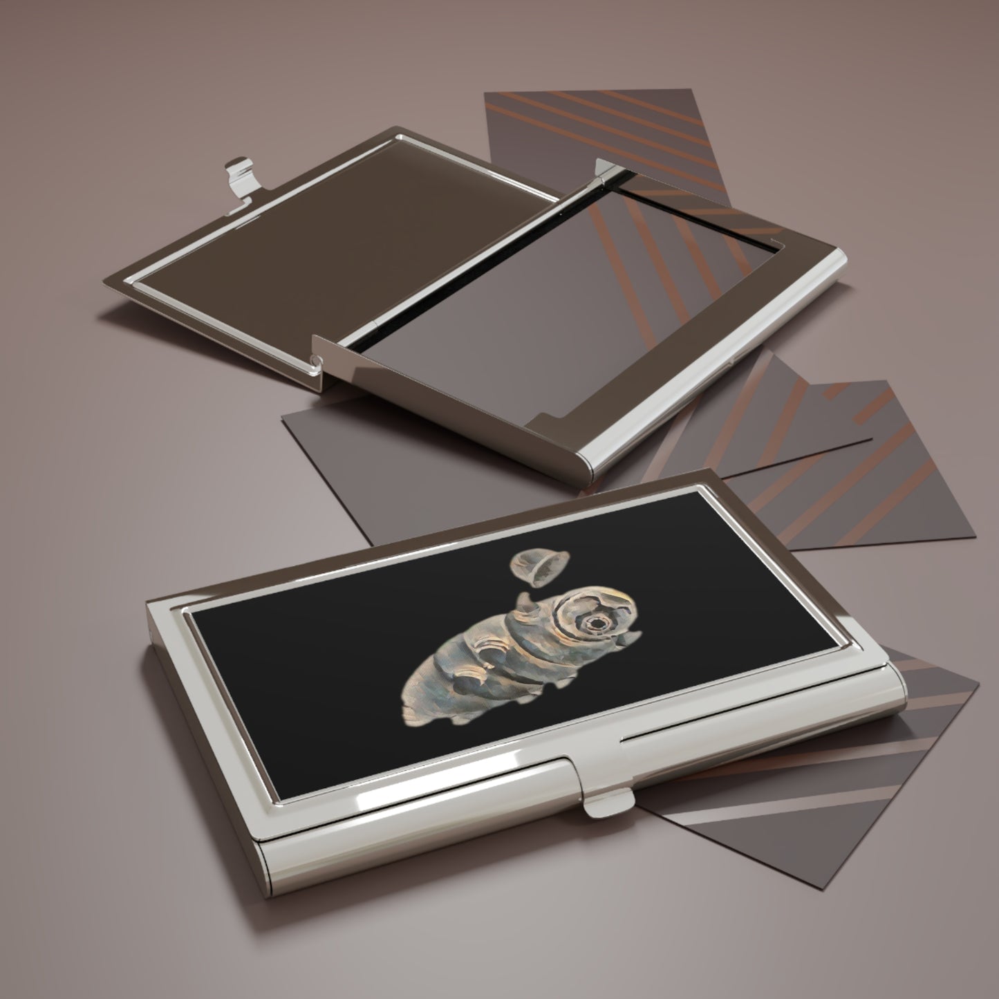 Business Card Holder with tardigrade design
