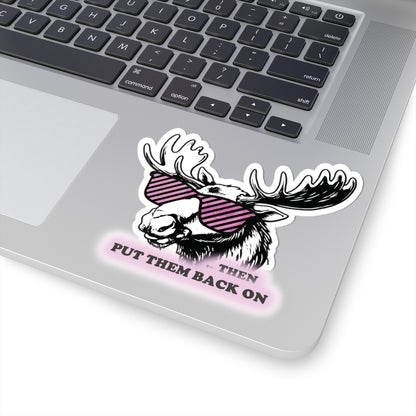 Suave Stickers - rose tinted glasses ON (2x2-6x6")