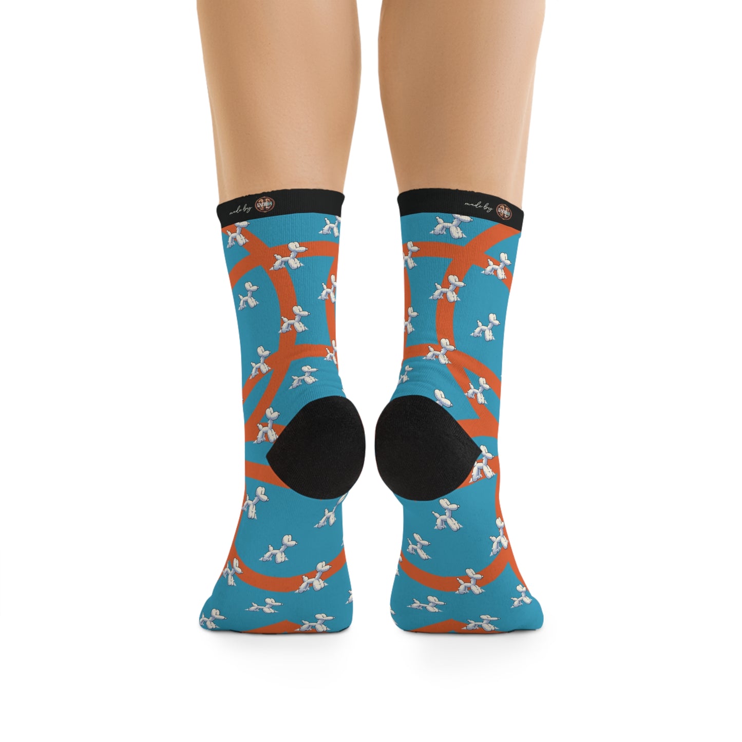 Eco-Friendly Socks with cloud design