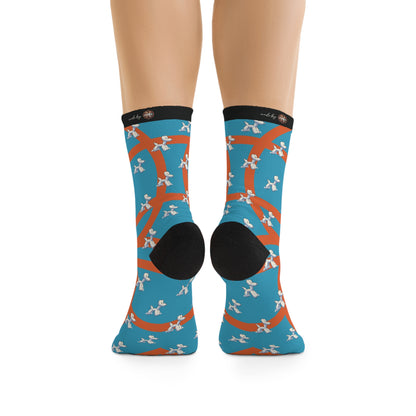 Eco-Friendly Socks with cloud design
