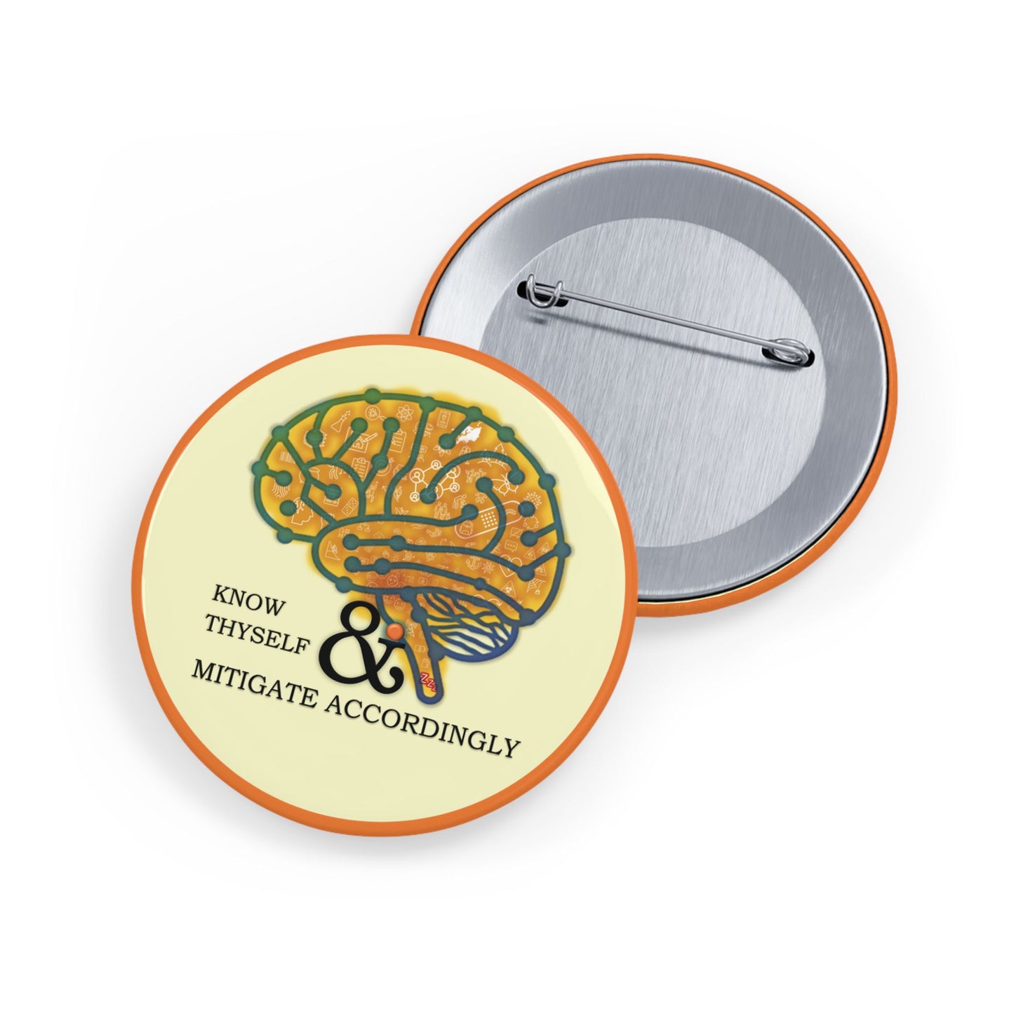 Brainy Pins - "know thyself"