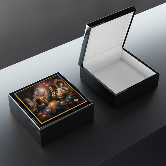 Artistic Jewelry Box,  fine art keepsake