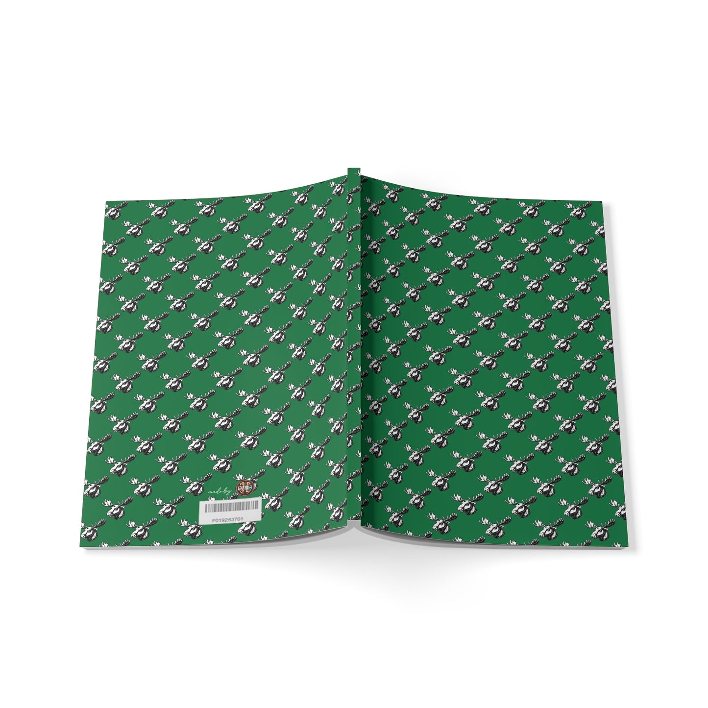 Softcover Notebook with moose design (A5)