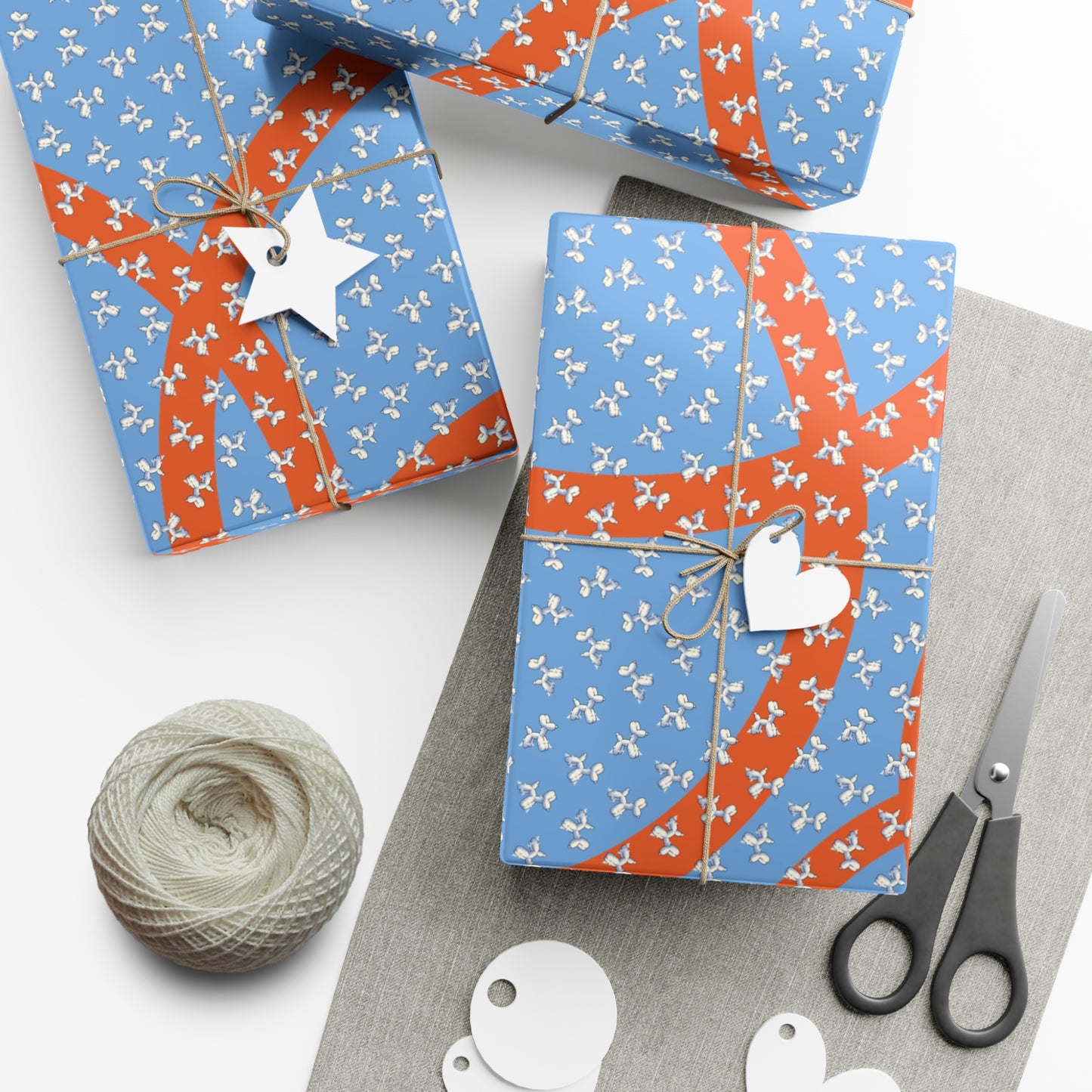Gift Wrap Papers with cloud design