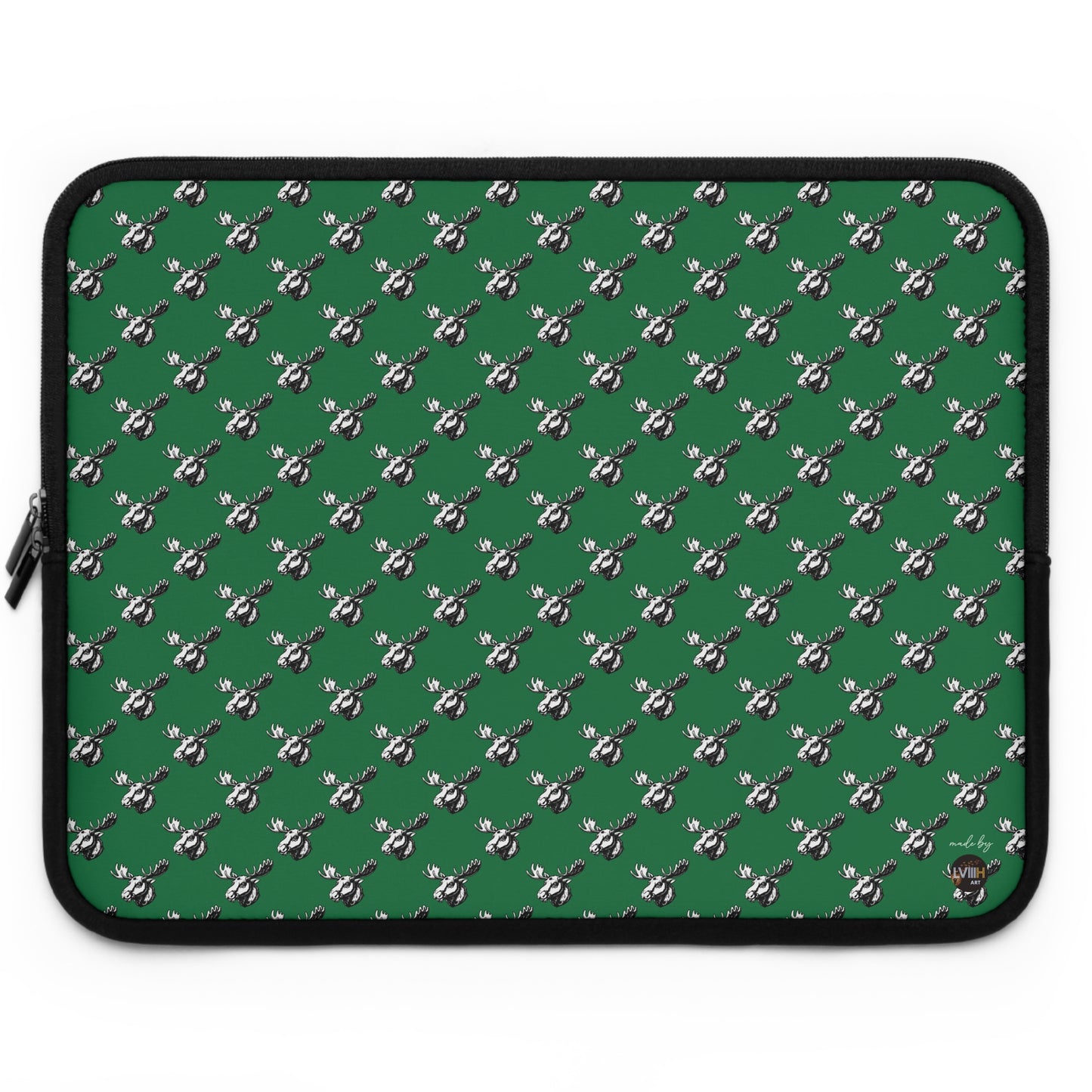 Laptop Sleeve with moose design (7-17")