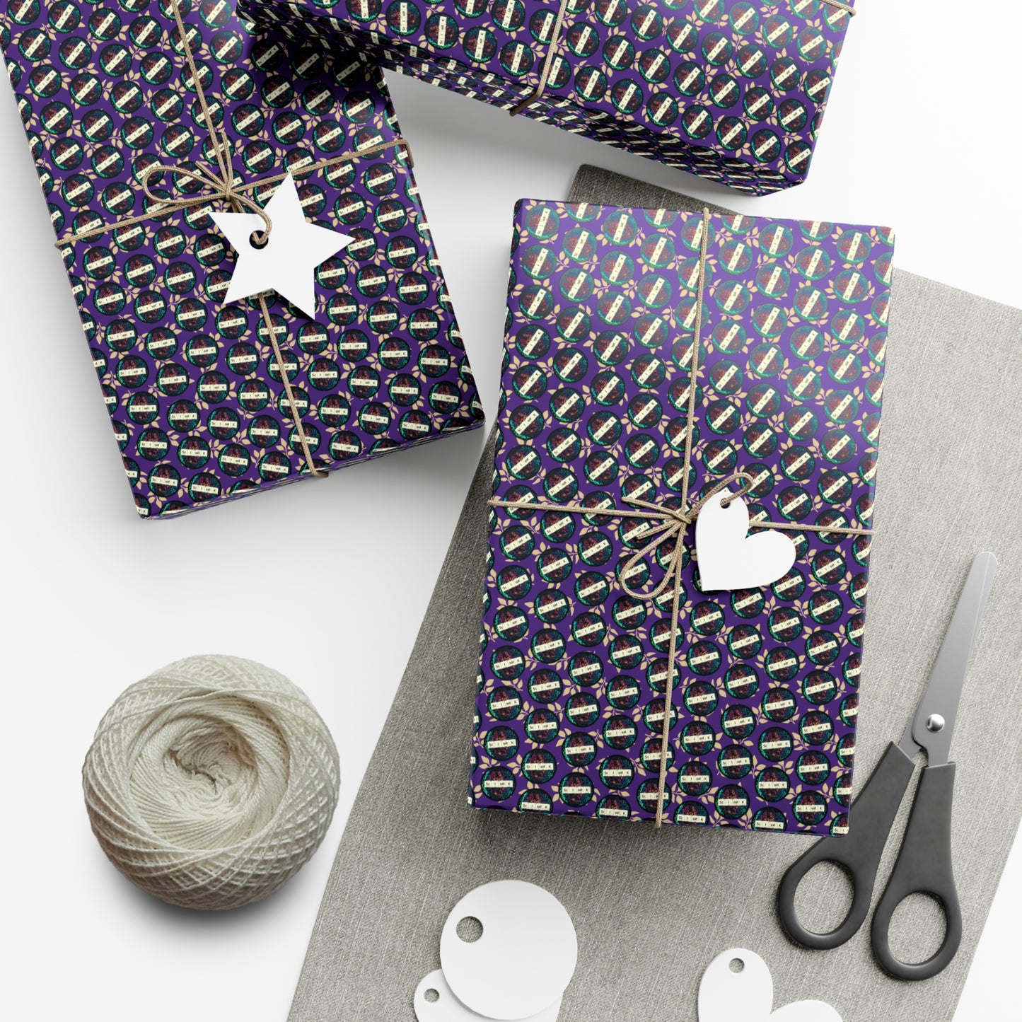 Gift Wrap Papers with SCIENK design