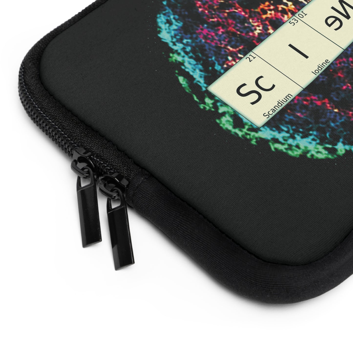 Laptop Sleeve with science theme (7-17")
