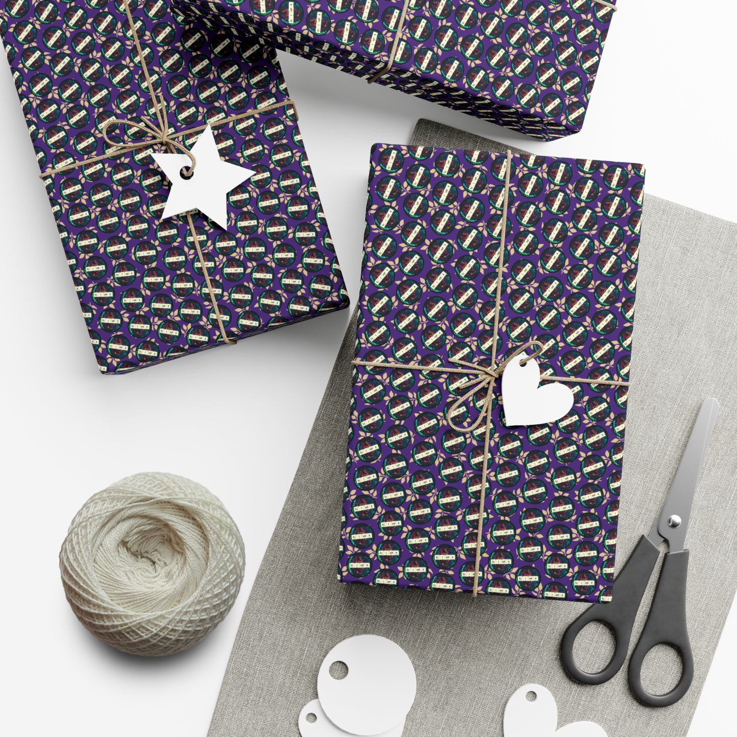 Gift Wrap Papers with SCIENK design