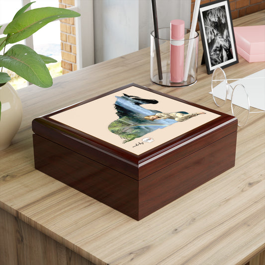 Serene Jewelry Box,  fine art keepsake