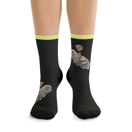 Eco-Friendly Socks with tardigrade design