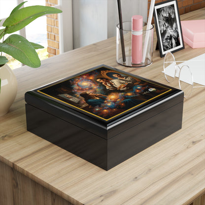 Artistic Jewelry Box,  fine art keepsake