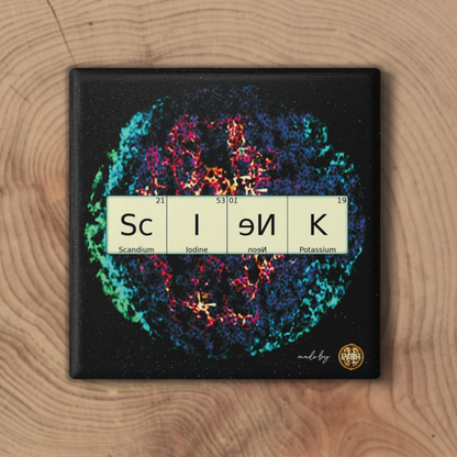 Science-themed Ceramic Coasters