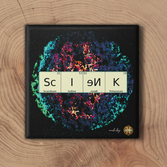Science-themed Ceramic Coasters