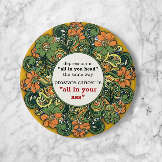 Quirky Quotes Ceramic Coaster IV
