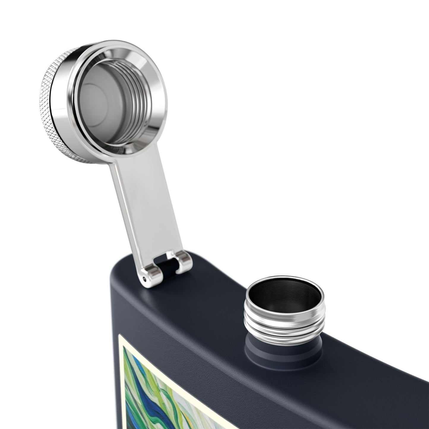 Seasonal Stainless Steel Flask - 6oz