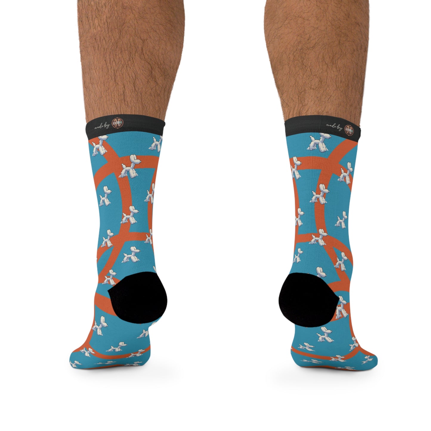 Eco-Friendly Socks with cloud design