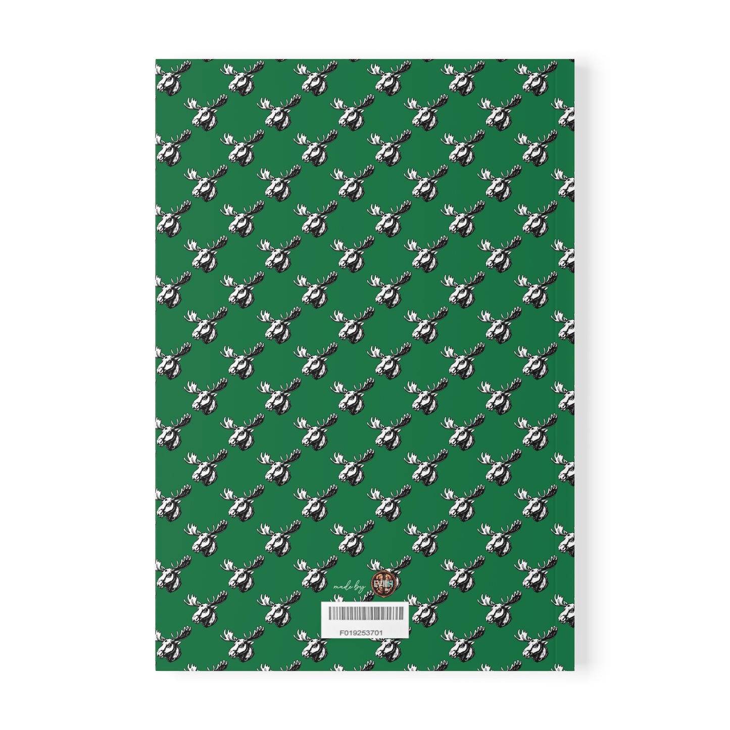 Softcover Notebook with moose design (A5)