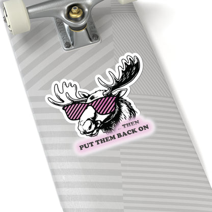 Suave Stickers - rose tinted glasses ON (2x2-6x6")