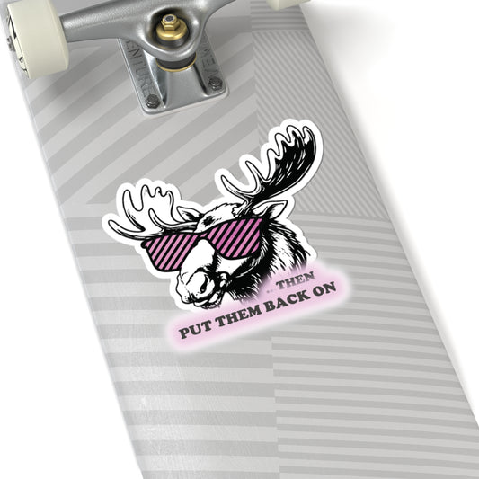 Suave Stickers - rose tinted glasses ON (2x2-6x6")