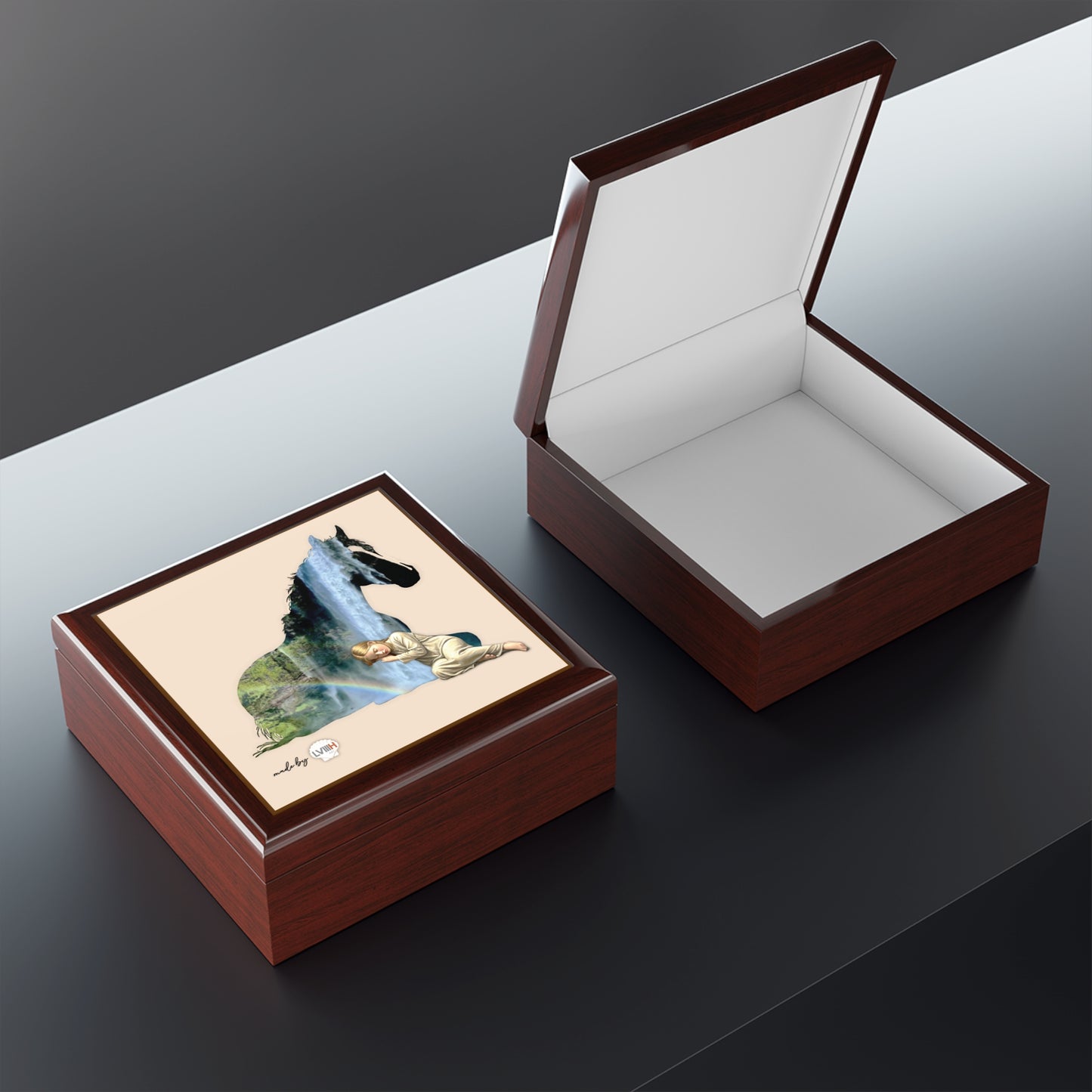 Serene Jewelry Box,  fine art keepsake