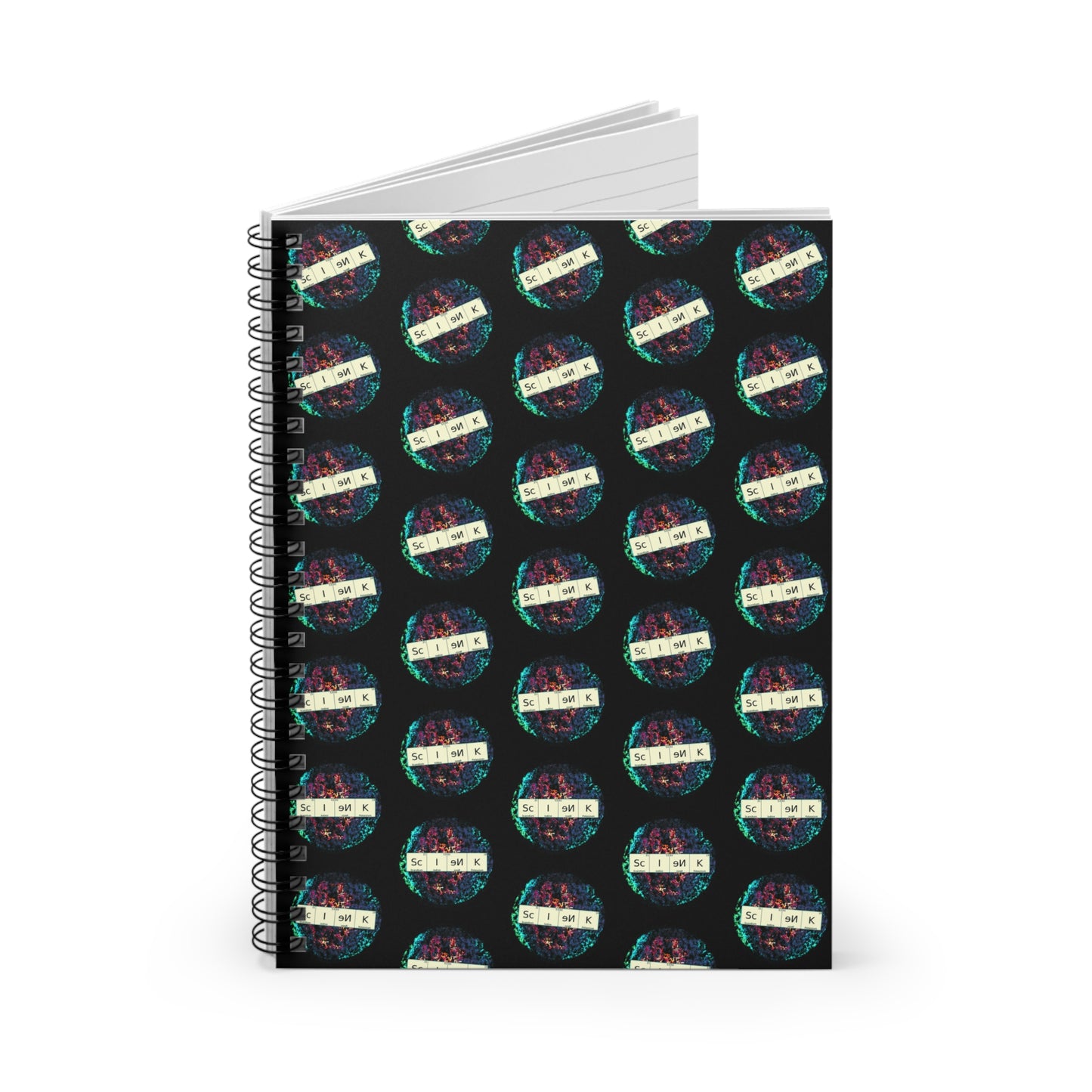 SCIENK Spiral Notebook (6x8")