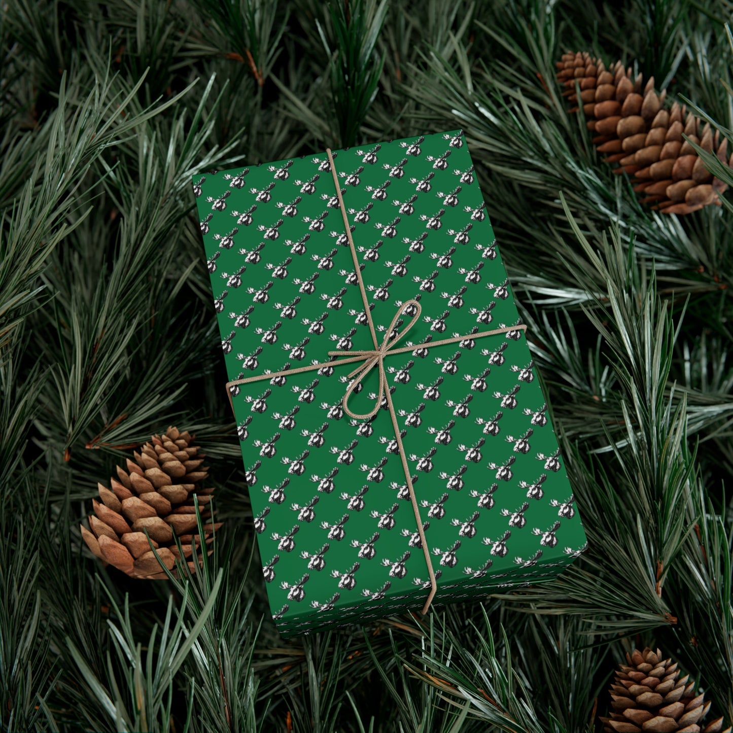 Gift Wrap Paper with moose design