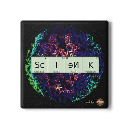 Science-themed Ceramic Coasters