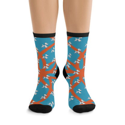 Eco-Friendly Socks with cloud design