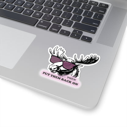 Suave Stickers - rose tinted glasses ON (2x2-6x6")