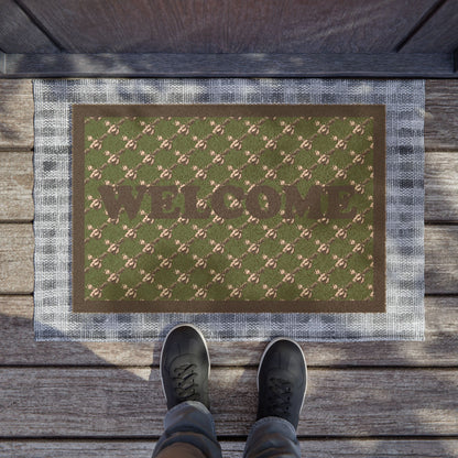 Welcoming Doormat with moose design